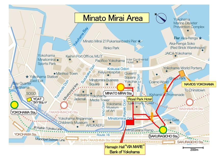 Минато Мирай 21 карте