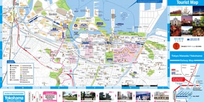 Карта Йокогама достопримечательности