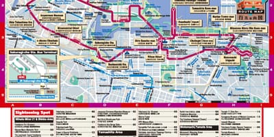 Токио Йокогама карте